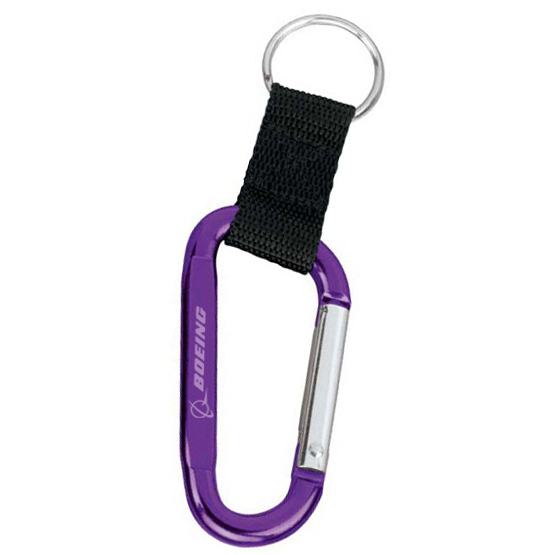 Carabiner W/ Woven Strap