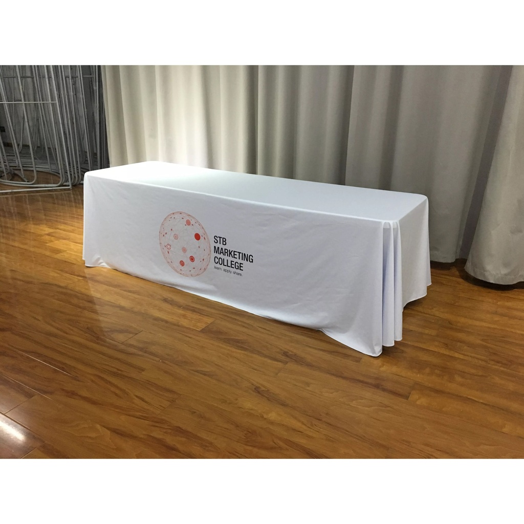 10' x 6' Rectangular Table Cover - Screen Print