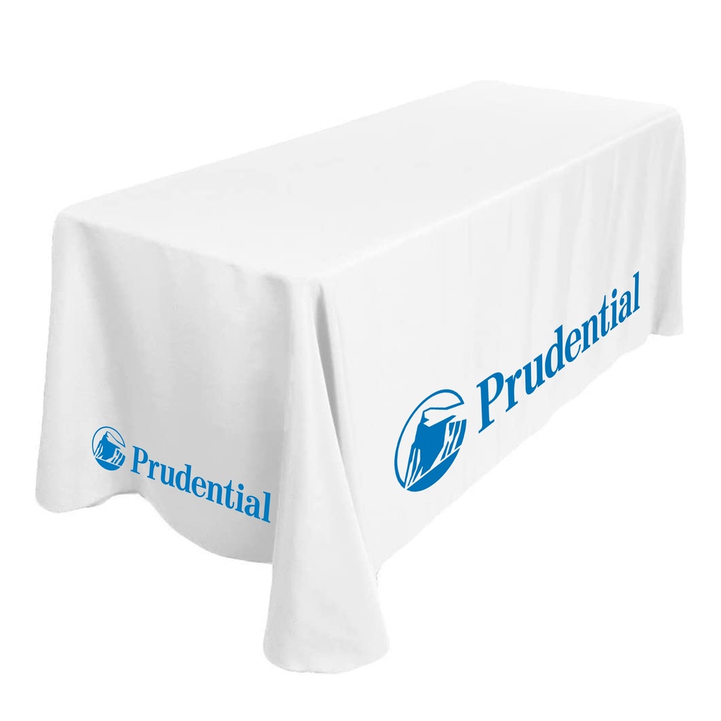 10' x 6' Rectangular Table Cover - Screen Print