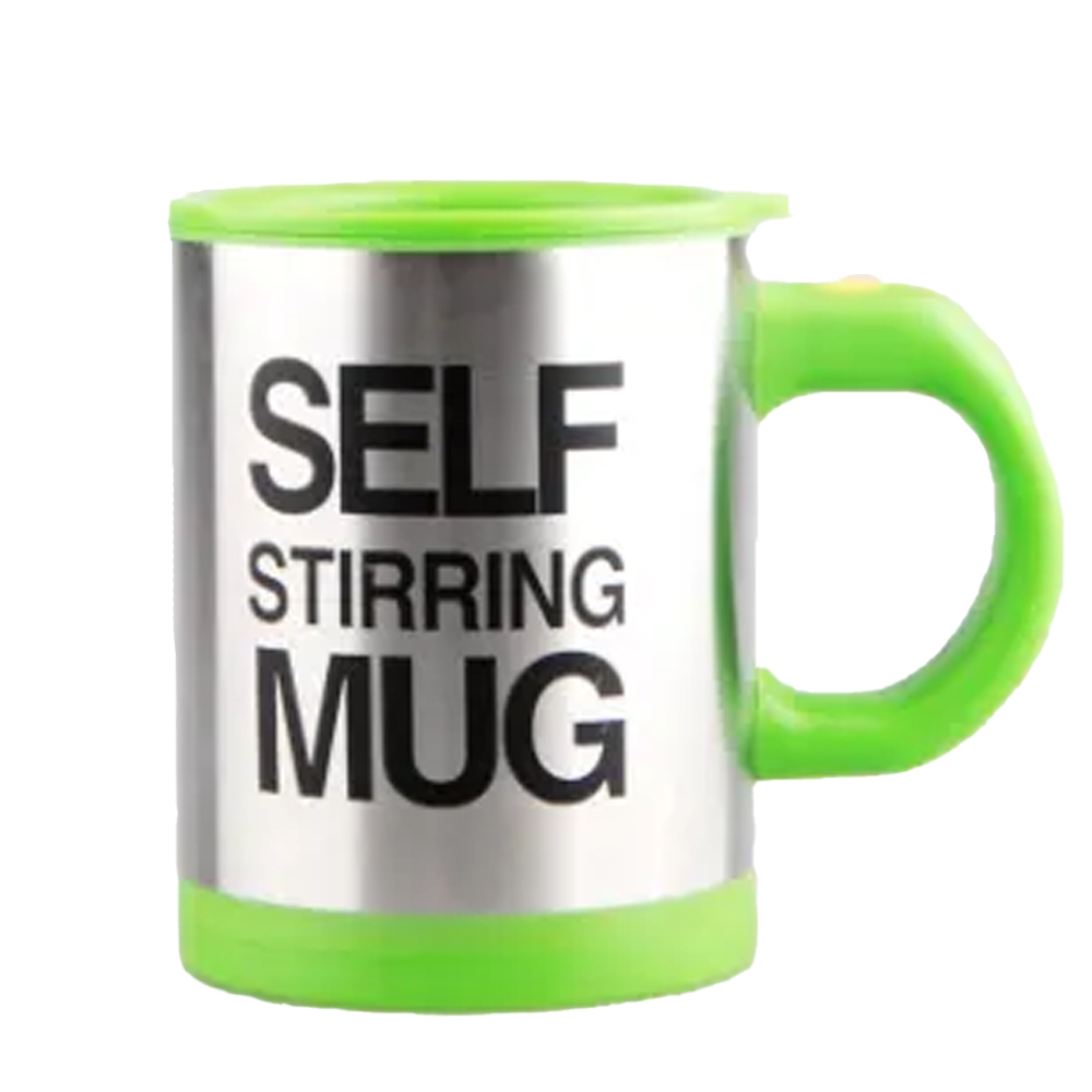 BlendMaster Self-Stirring Stainless Steel coffee mug 13.5 Oz