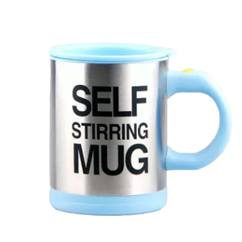 BlendMaster Self-Stirring Stainless Steel coffee mug 13.5 Oz