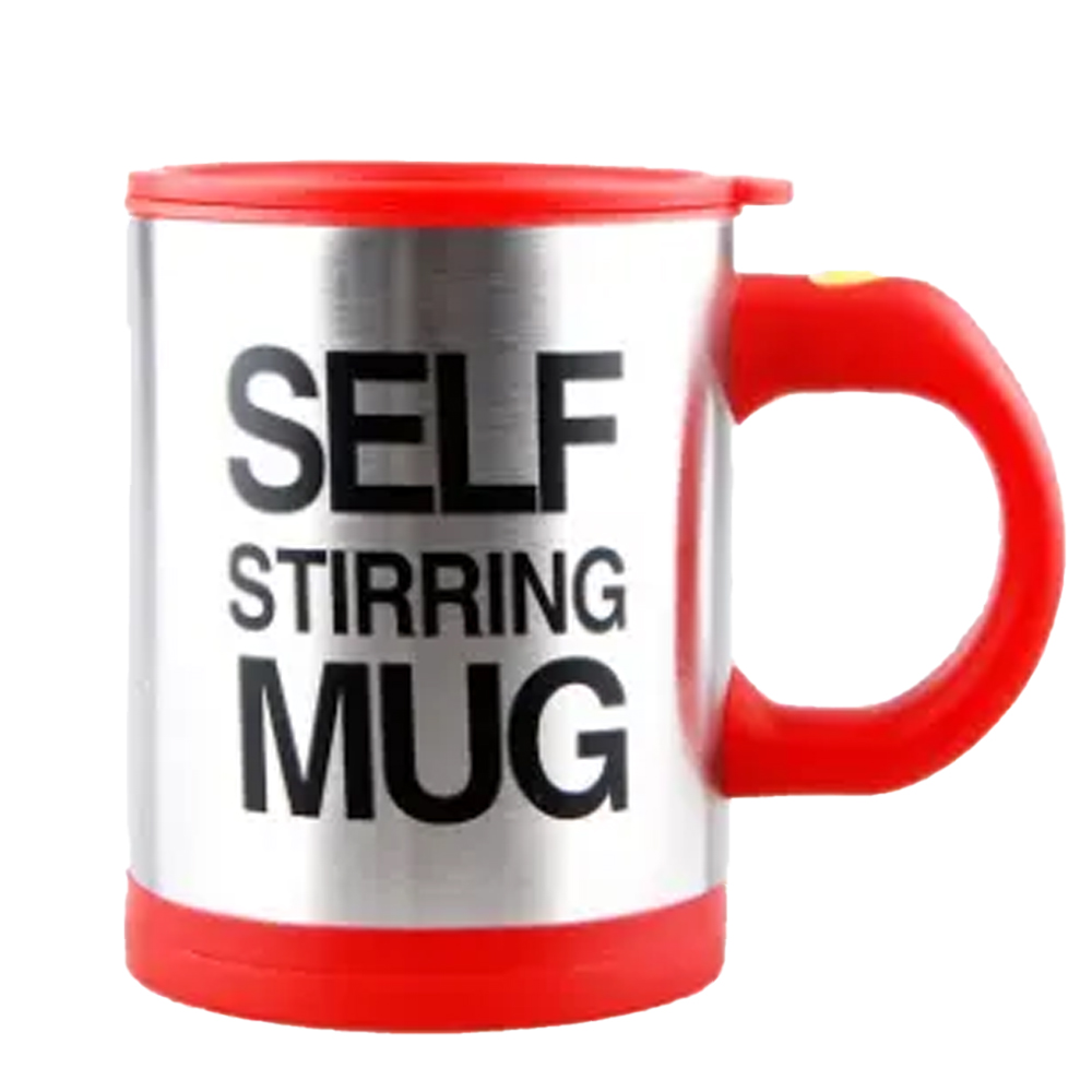 BlendMaster Self-Stirring Stainless Steel coffee mug 13.5 Oz