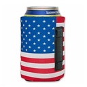 Collapsible Magnetic Can And Bottle Cooler Holder - Patriotic Designs