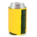 Collapsible Magnetic Can And Bottle Cooler Holder With Pocket