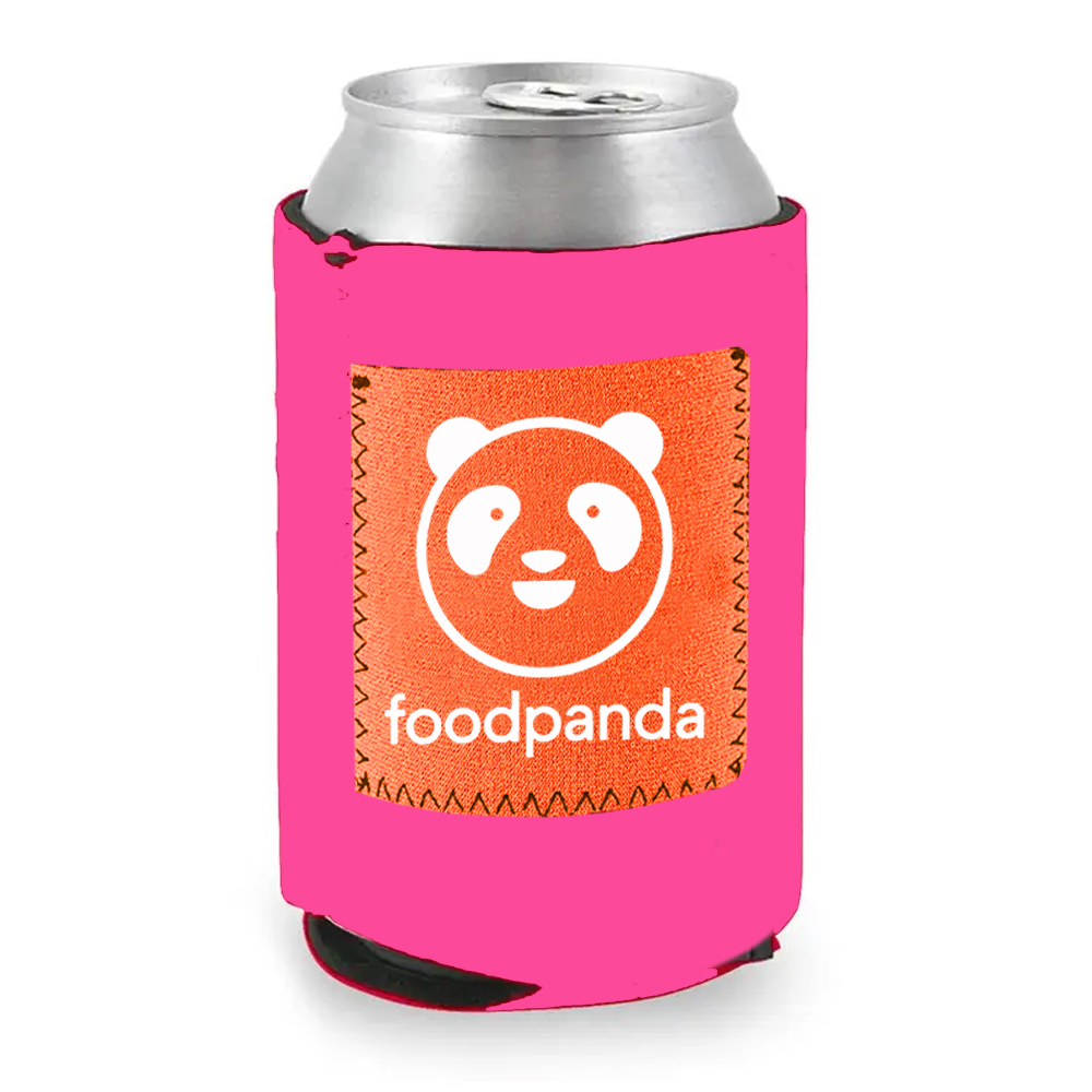 Collapsible Neoprene Can Cooler With Pocket