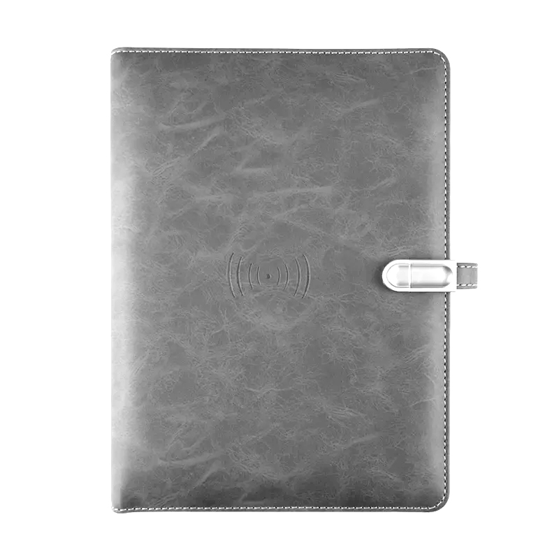 Dante Powerfolio - Dante Executive Leatherette Power Book - 5000 mAh, 16 GB USB Flash Drive