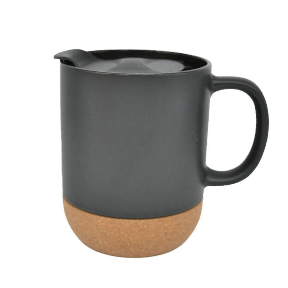 EcoMug Ceramic Travel Mug Cork Bottom - 12OZ