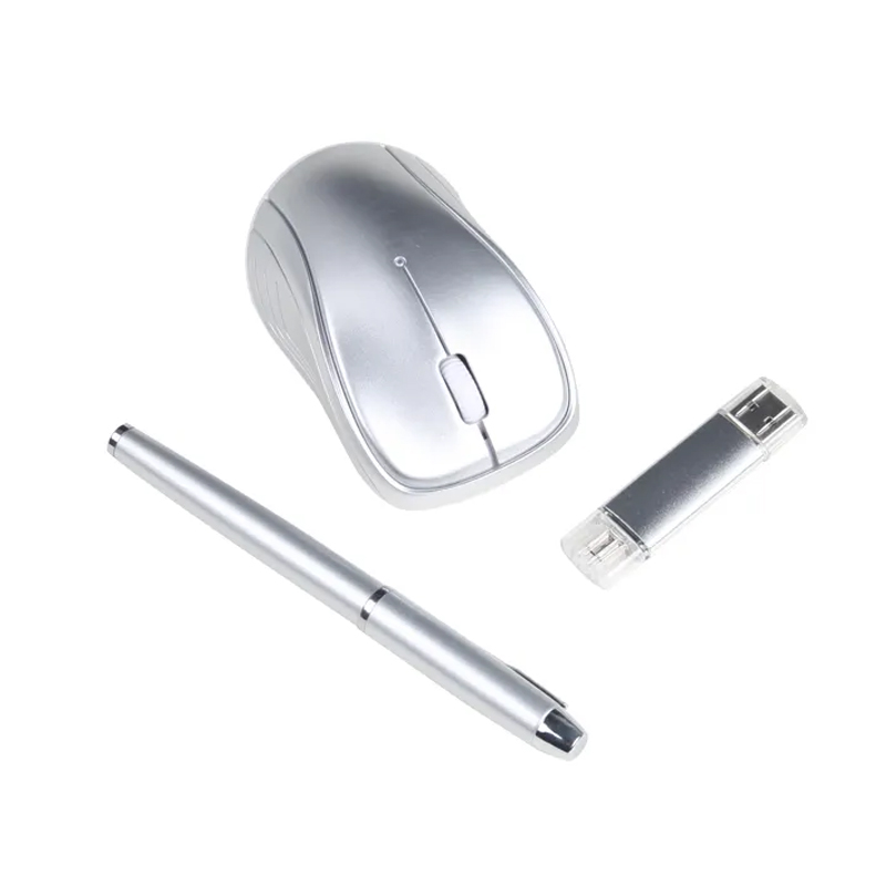 Employee Award Gift Set Pen, Wireless Mouse and 8GB USB Flash disk