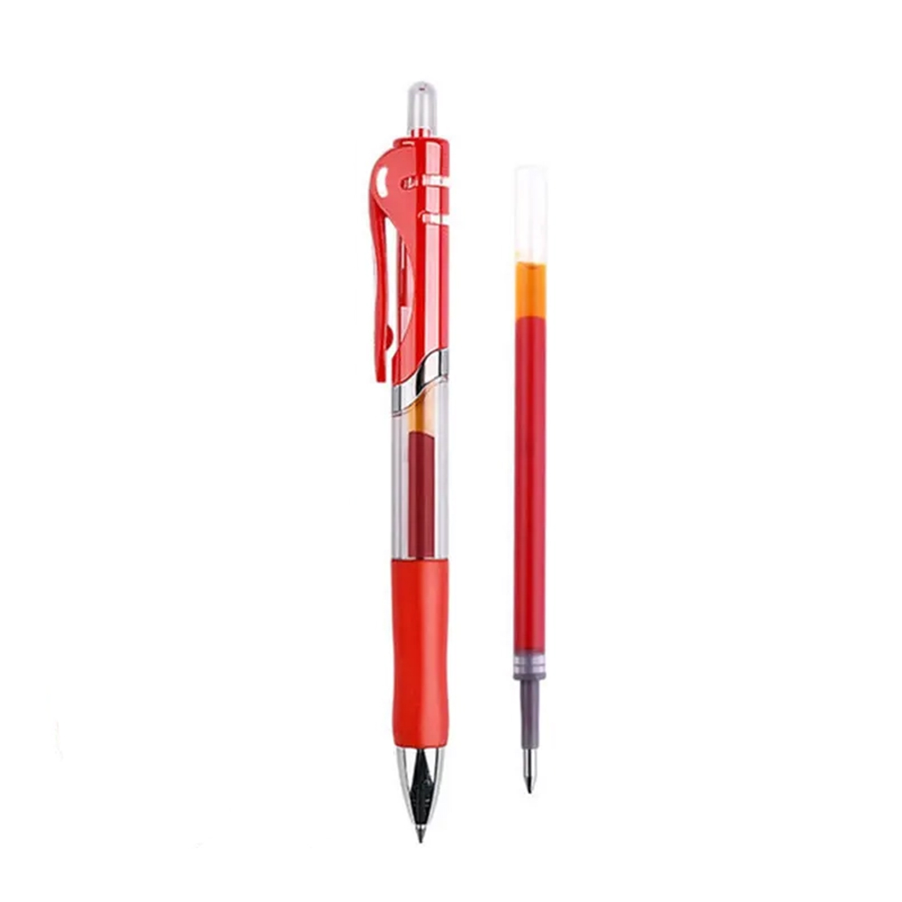 Inkflow Retractable Gel Pens With Rubber Grip