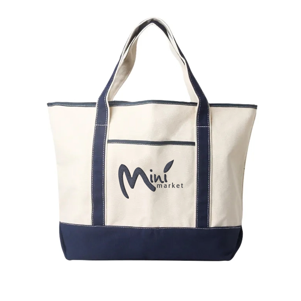 Pinnacle Embroidery Canvas Tote Bag