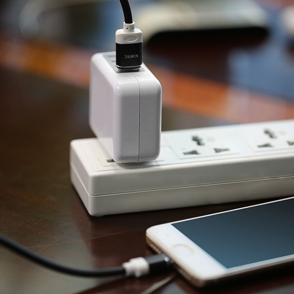 Powerhub 4x: Four-Port USB Travel Wall Charger Adapter