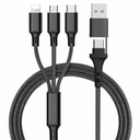 Powermax 5-in-1 Braided Charger Cable Fast Charging 