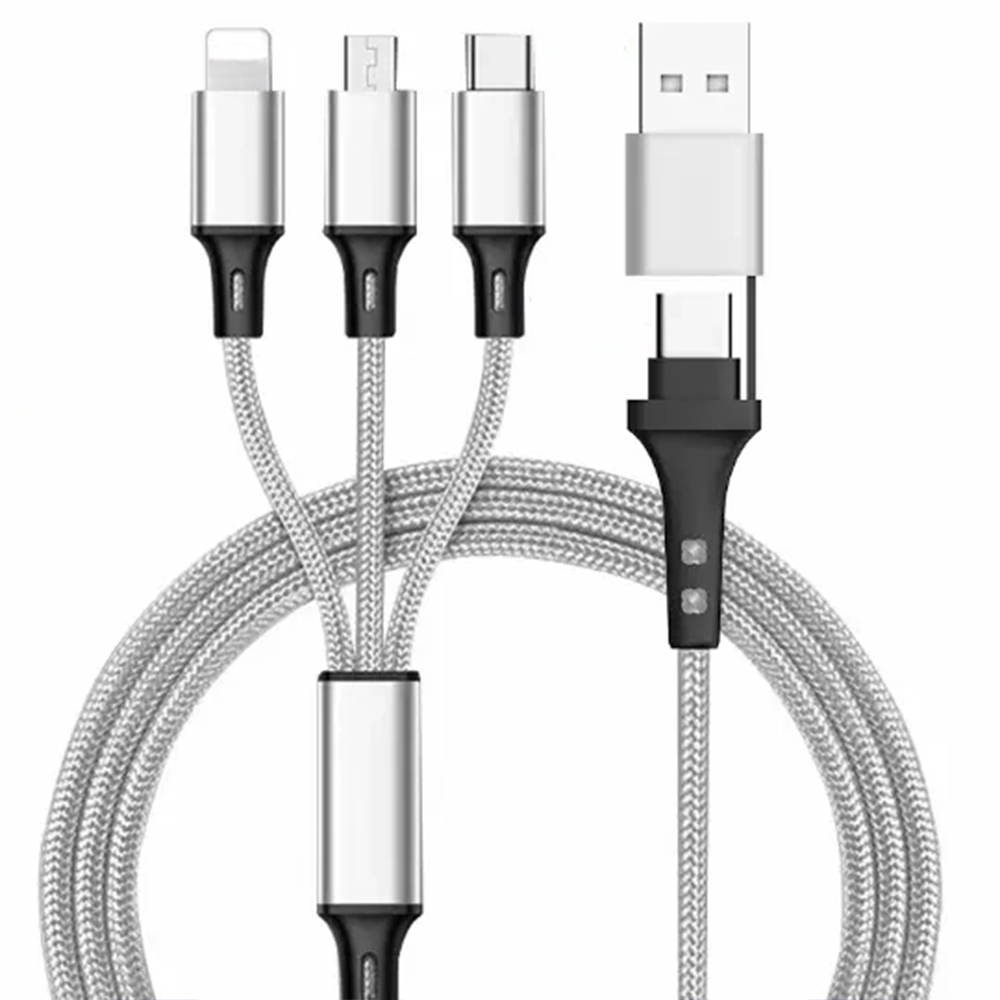 Powermax 5-in-1 Braided Charger Cable Fast Charging 