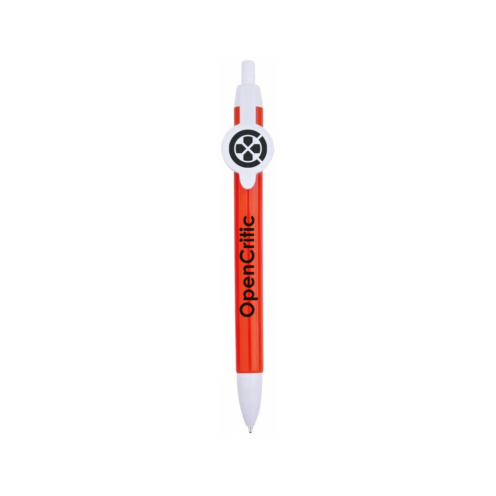 Round Clip Ball Pen Premium Ink