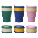 Silicone Sipper - Collapsible Travel Tumbler - 12oz