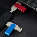 Stockton 3-IN-1 Push and Pull USB Flash drive - 16GB