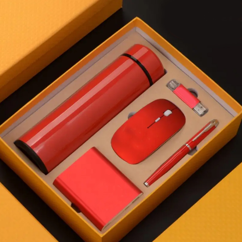 Tech Master Gift Collection- Ultimate Gift Set Power Bank, Wireless Mouse,Tumbler, Pen, USB Flash Drive