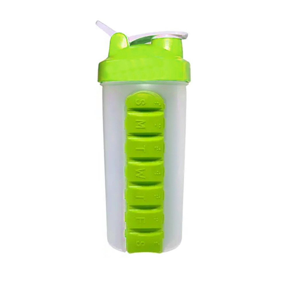 Tomatodo Water Bottle With Integrated Pill Box Case