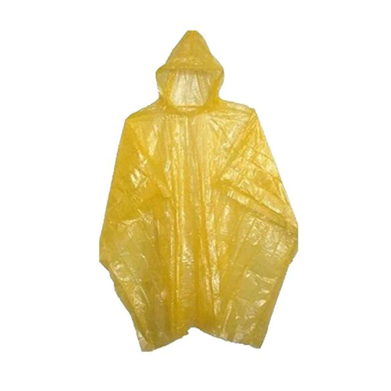 Translucent Branded Rain Poncho