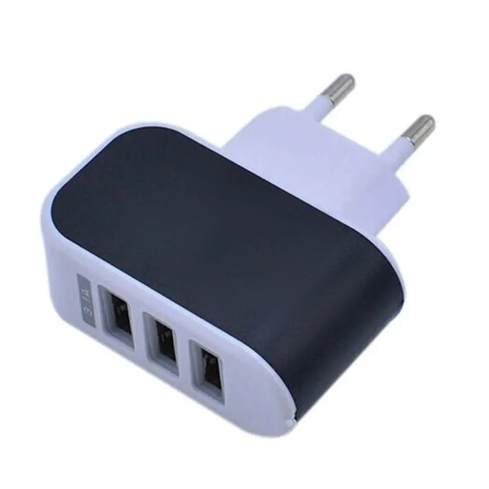 Triplecharge 3.1A LED USB Wall Charger For Mobile Phones