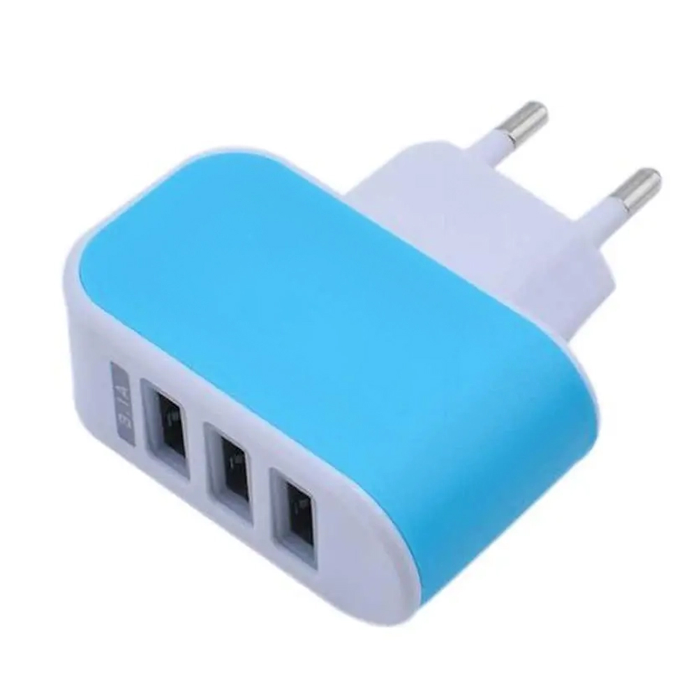 Triplecharge 3.1A LED USB Wall Charger For Mobile Phones