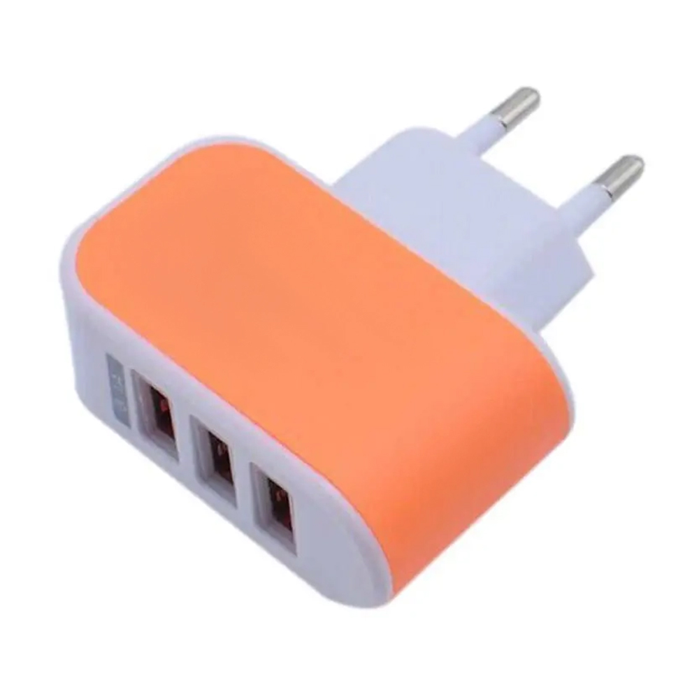 Triplecharge 3.1A LED USB Wall Charger For Mobile Phones