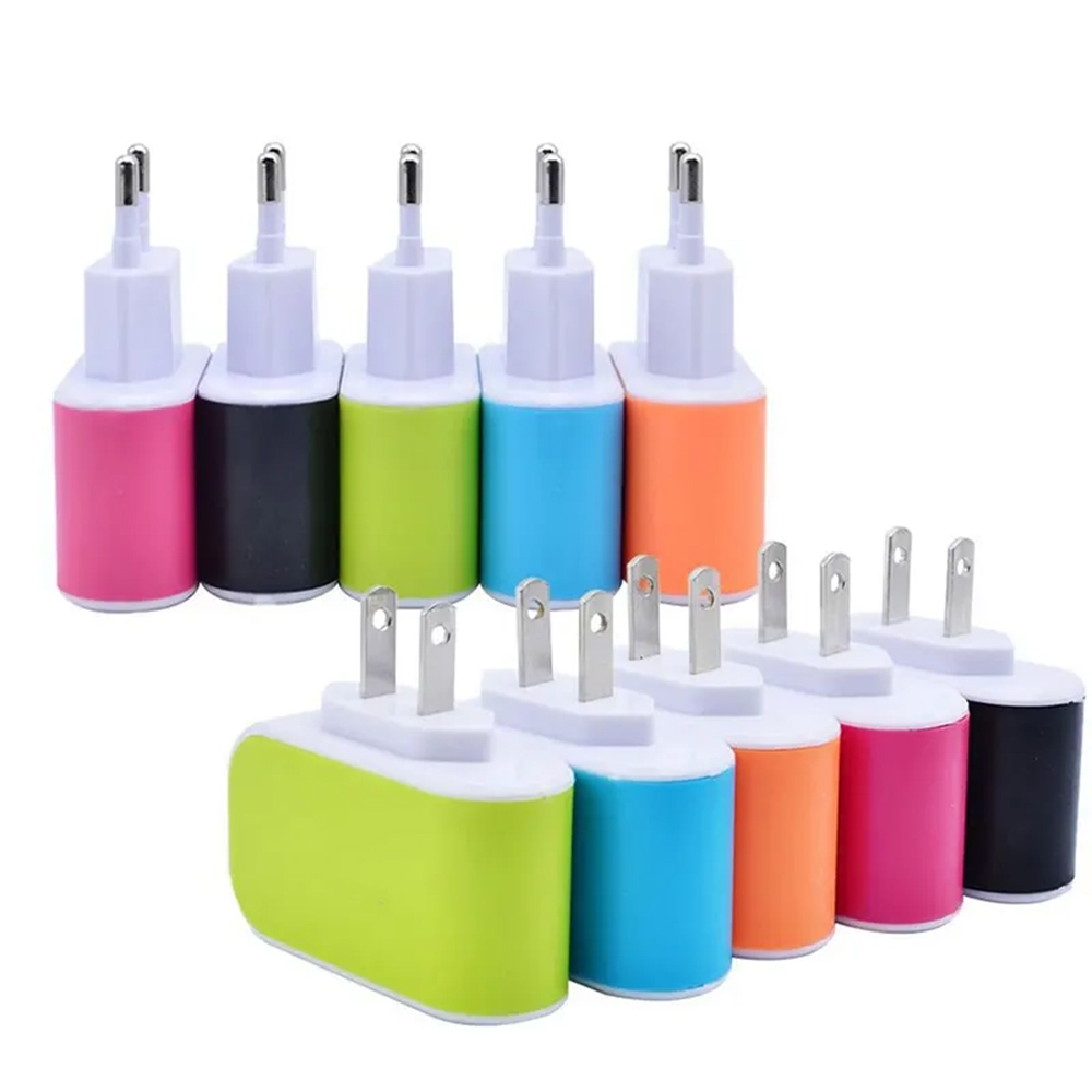 Triplecharge 3.1A LED USB Wall Charger For Mobile Phones