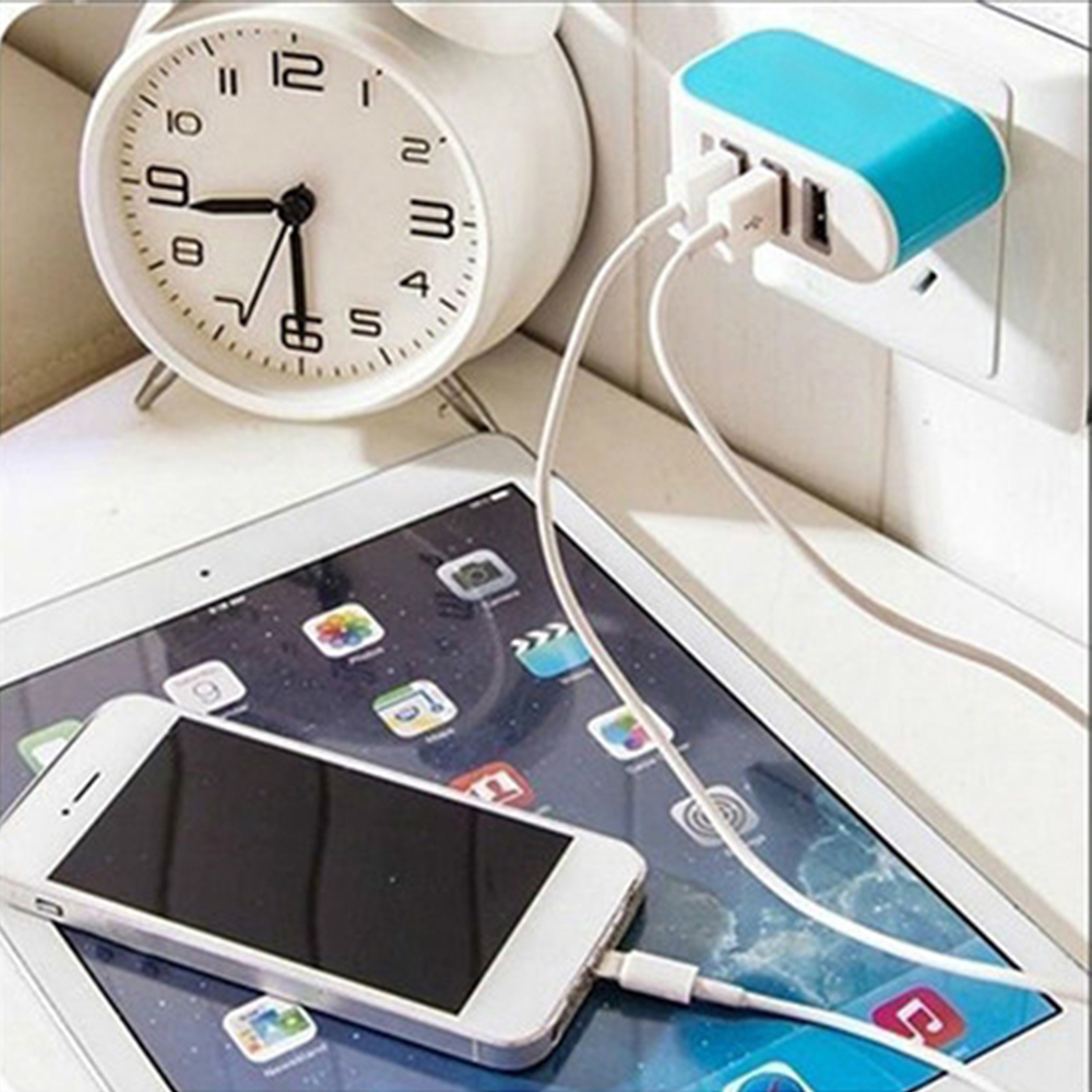 Triplecharge 3.1A LED USB Wall Charger For Mobile Phones