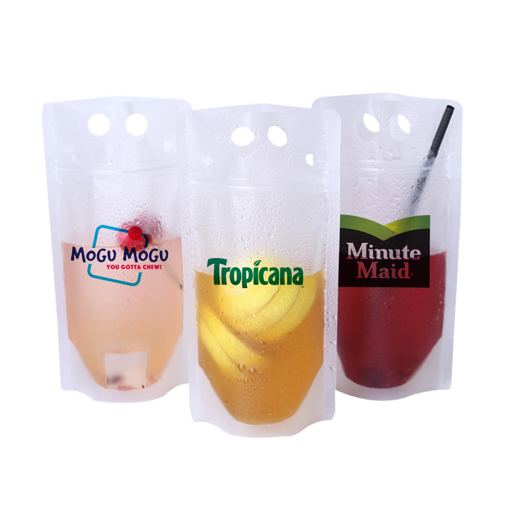 17 Oz Drink Pouch w/ Straw