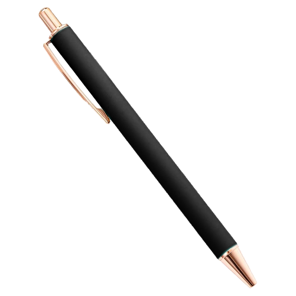 Siena Velvet Pen with Rose Gold Accents