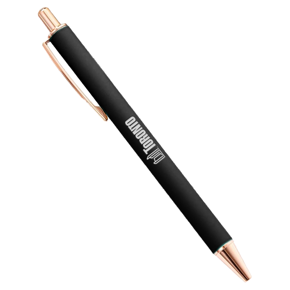 Siena Velvet Pen with Rose Gold Accents