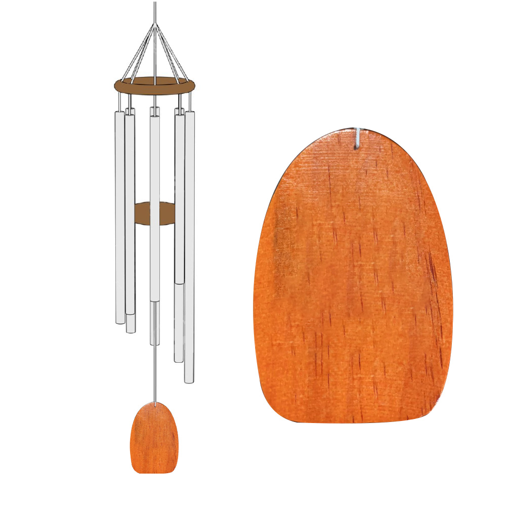 Gregorian Wood And Aluminum Wind Chime