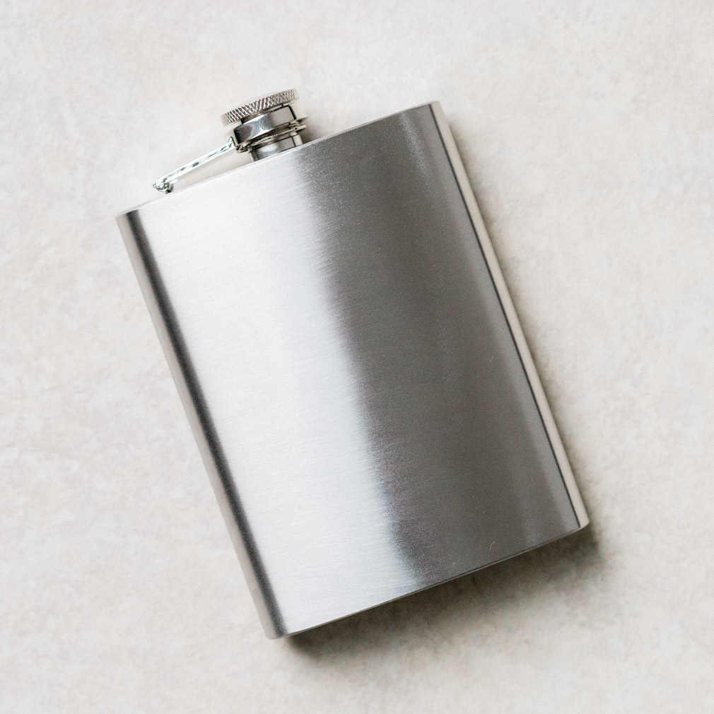 Jims Premium Stainless Steel Hip Flask - 5 Oz. UB1090