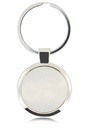 Luxury Round Polished Metal Keyholder. KC5055