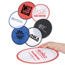 Folding Flyer Disc Hand Fan With Pouch