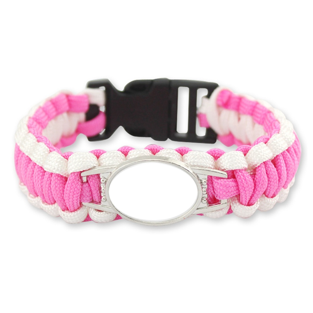 Breast Cancer Paracord Survival Bracelet