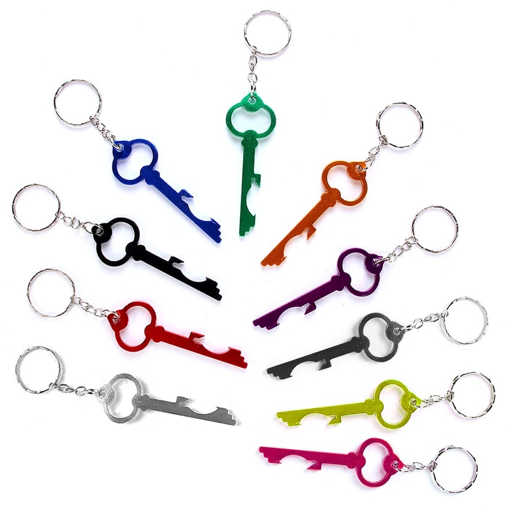 Key Shape Bottle Opener Key Chain