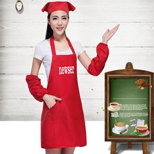 Korean Waiter Cooking Aprons with Two Front Pockets. AP4295