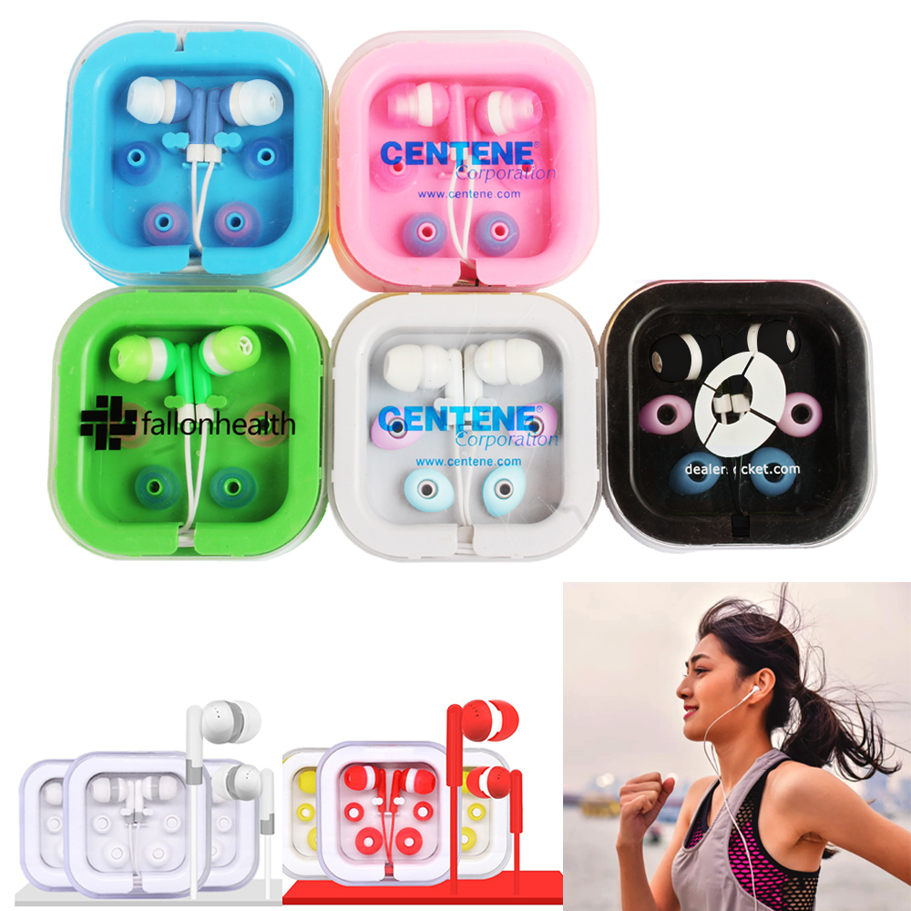 Ear Buds In Case With Matching Covers - Giveaway. UB1335