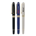 Geneva™ Chrome Royal Rollerball Pen - Optional Gift Box. RP4649