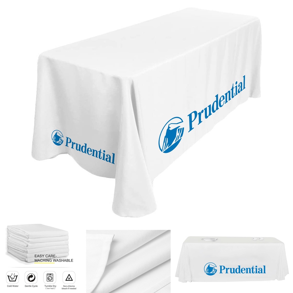 10' x 6' Rectangular Table Cover - Screen Print. TC8489