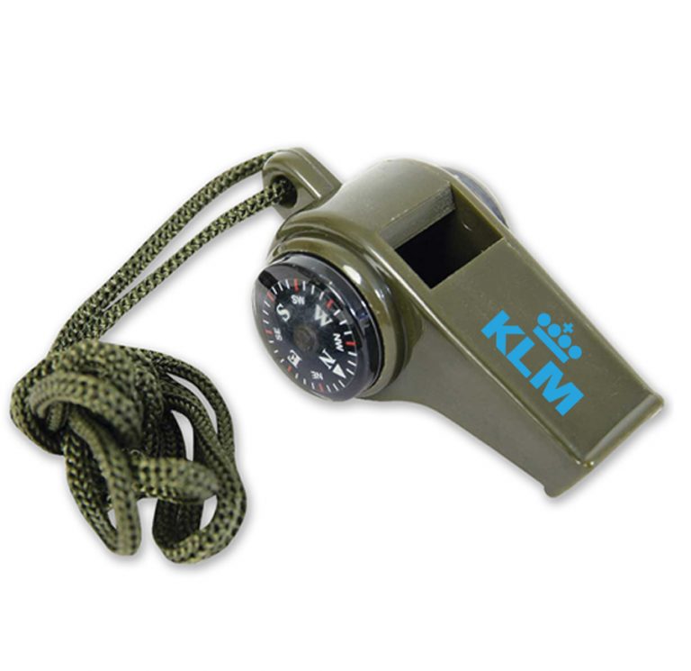 3-In-1 Compass Thermometer Whistle. ST1813