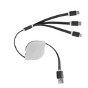 3-In-1 Magic USB Retractable Mobile Charging Cable. RC5092