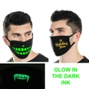 2 Ply Cotton Luminous Face Mask - Glow in the Dark. CV2762