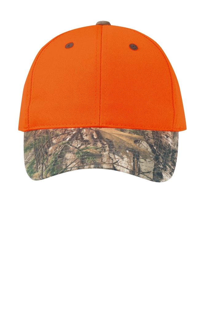 Port Authority Enhanced Visibility Cap with Camo Brim. C804