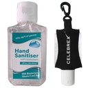 Hand Sanitizer 62%-65% w/ Carabiner Case Holder - 2 Oz. CV1699