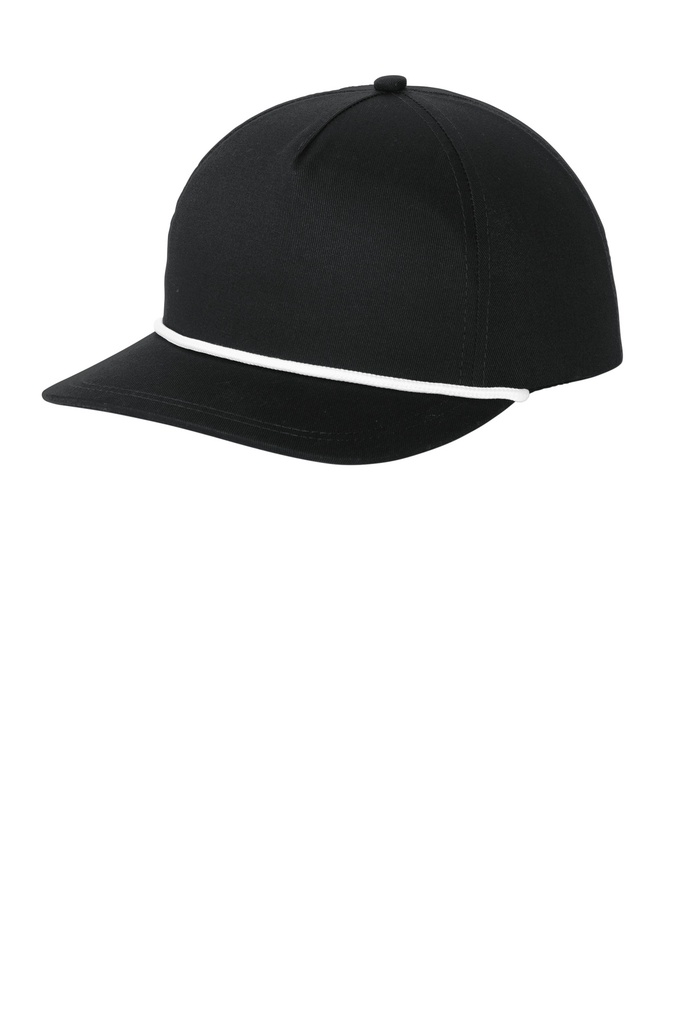 Port Authority Snapback Five-Panel Rope Cap C962