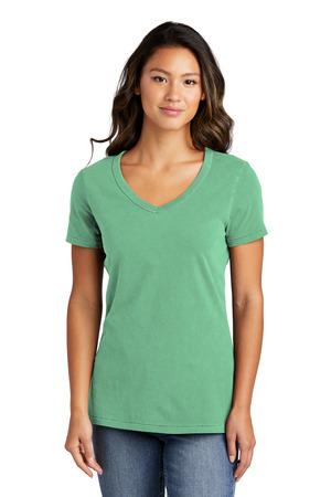 Port & Company Ladies Beach Wash Garment-Dyed V-Neck Tee LPC099V