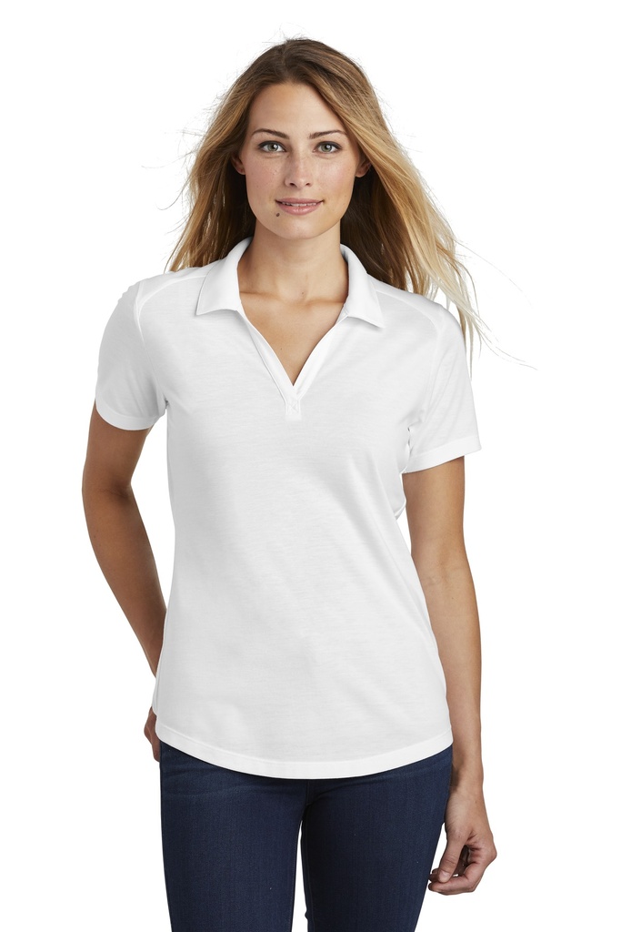 Sport-Tek Ladies PosiCharge Tri-Blend Wicking Polo. LST405