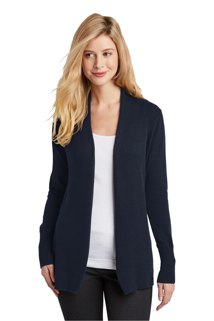 Port Authority Ladies Open Front Cardigan Sweater. LSW289